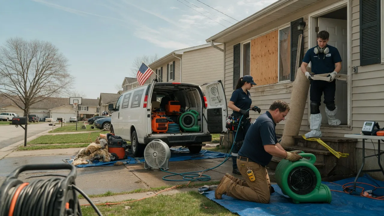 Water Damage Restoration in Moweaqua, IL near me